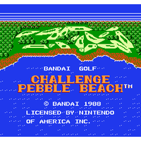 Bandai Golf: Challenge Pebble Beach