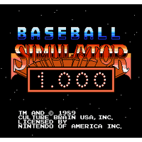 Baseball Simulator 1.000