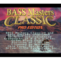 BASS Masters Classic: Pro Edition