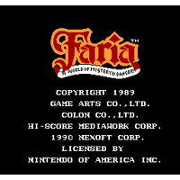 Faria: A World of Mystery & Danger!