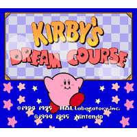 Kirby's Dream Course
