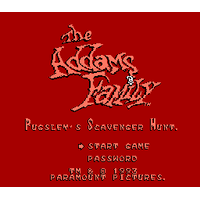 The Addams Family: Pugsley's Scavenger Hunt